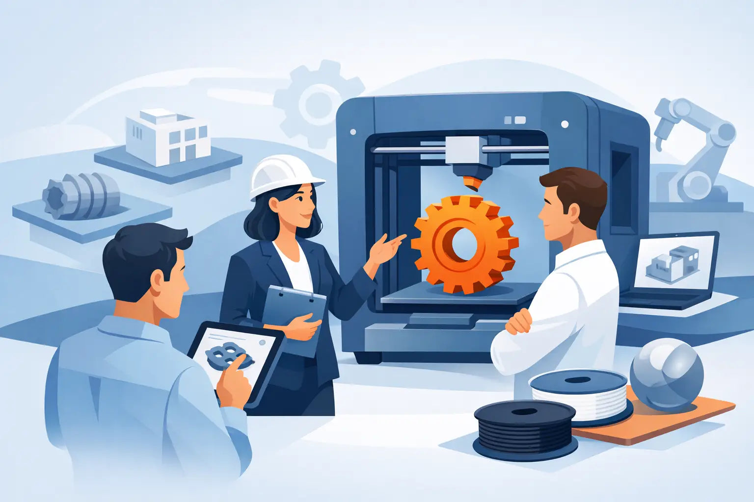 3D-Druck-Dienstleister für Ingenieure wählen