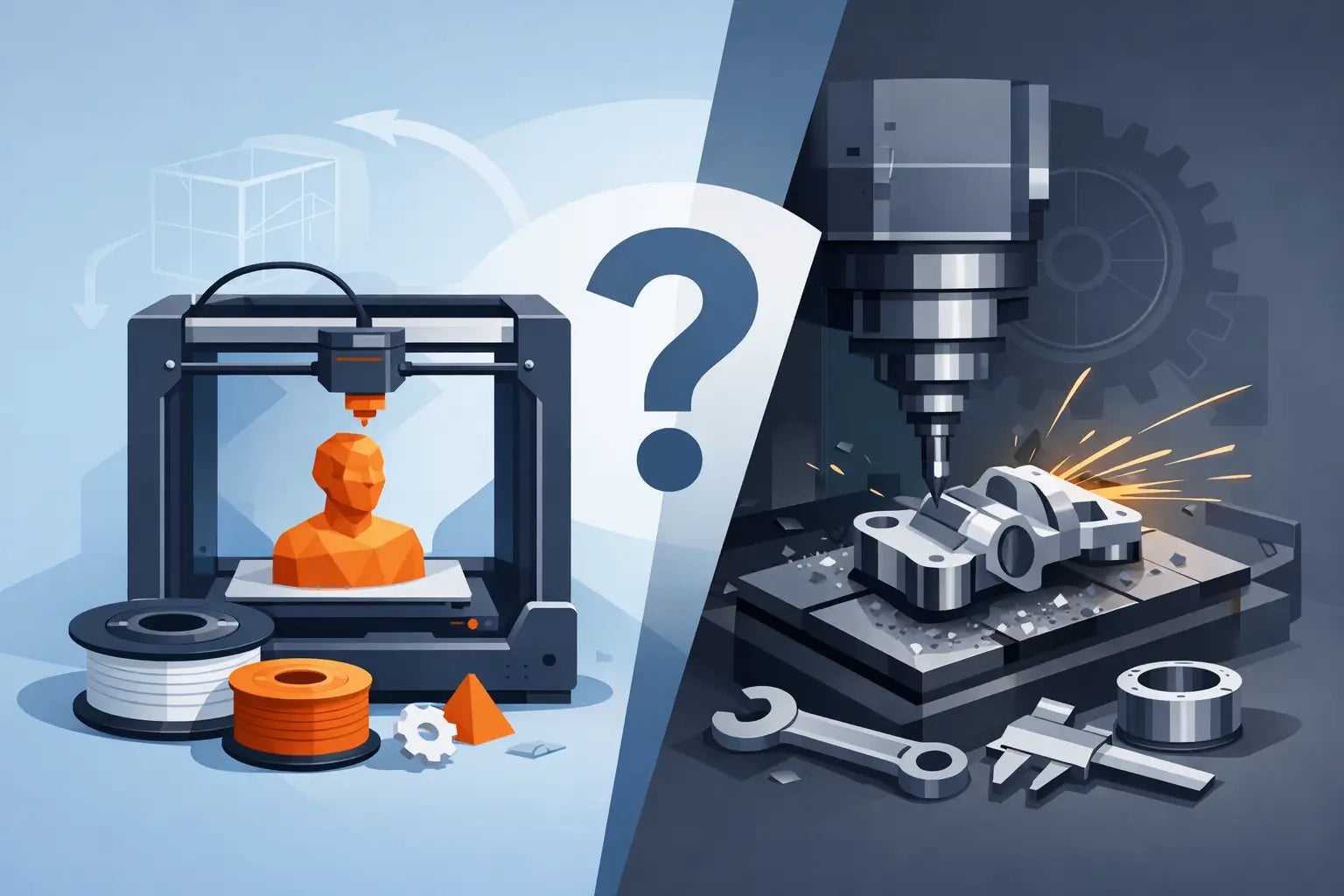 3D Druck oder CNC - was passt besser?