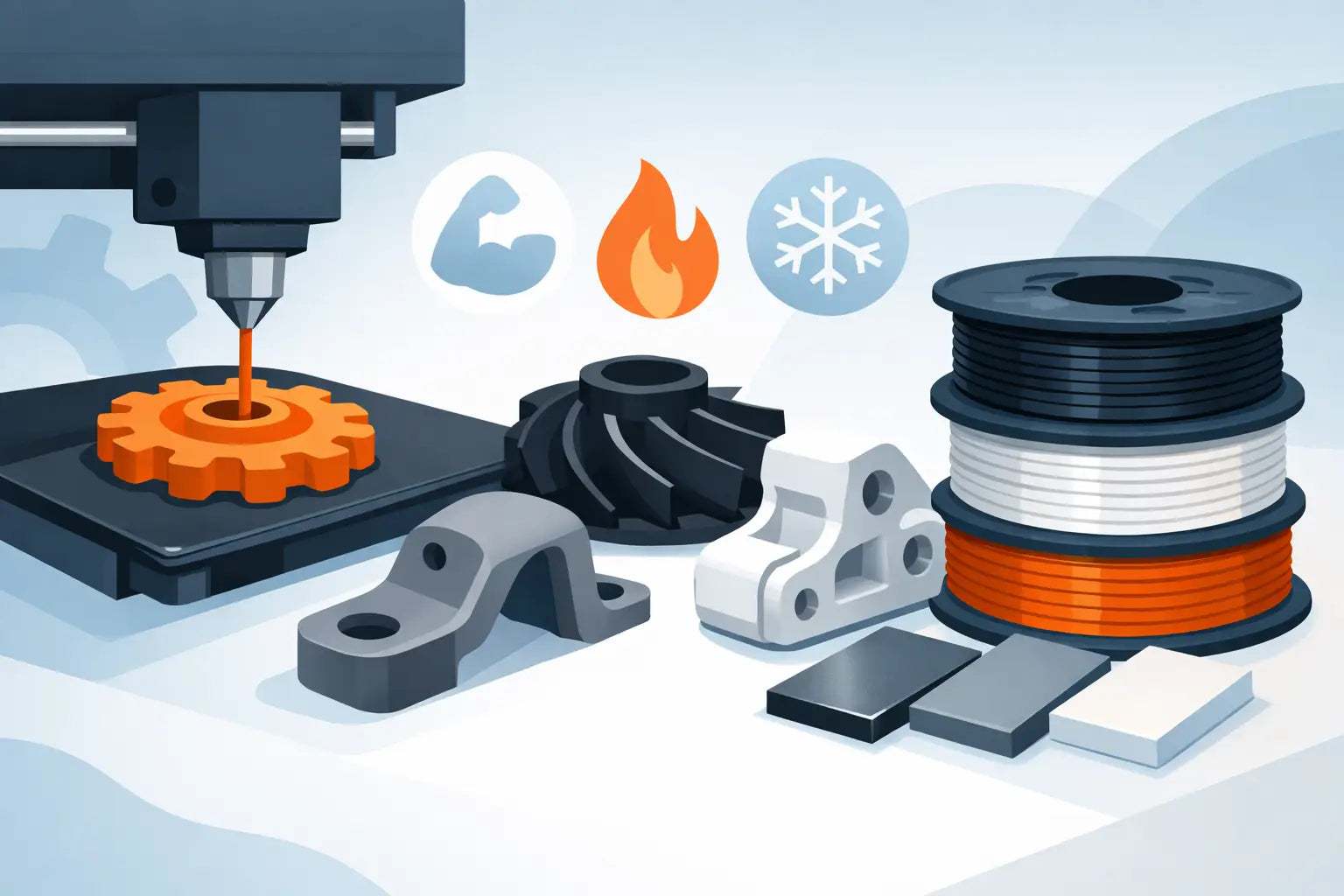 Welches Material für Funktionsteile im 3D-Druck?